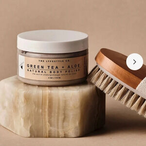 The Lifestyle Co. Green Tea & Aloe Natural Body Polish, New & Unused